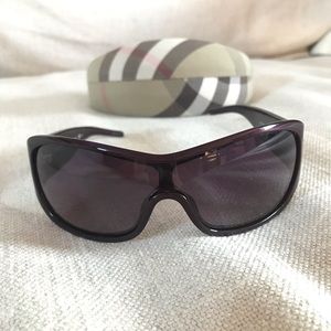 Burberry Women’s Purple Studded Sunglasses